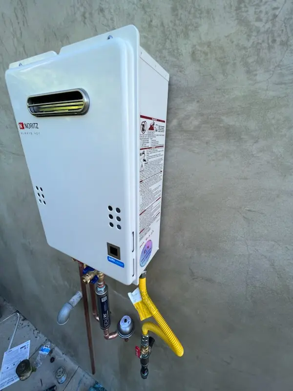 Tankless water heater installation for Seacliff homes